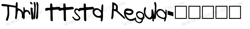 Thrill ttstd Regula字体转换